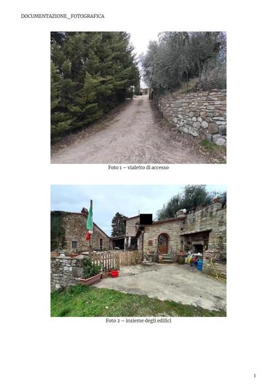 Diritto di proprietà di appartamento comprendente ingresso, guardaroba, camera, bagno al piano terreno e soggiorno con angolo cottura al primo piano, loggia e ripostiglio e terreni.