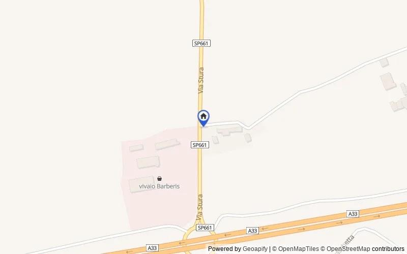 Map of the area: Via Stura, 18, 12062 Cherasco CN, Italia, Cherasco, Cuneo