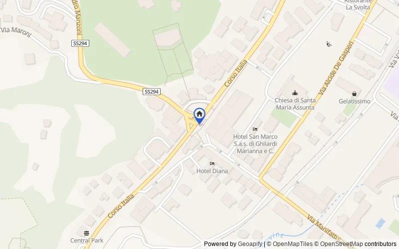 Mappa della zona: Via Manzoni - Corso Italia, 25047, Darfo Boario Terme, Brescia