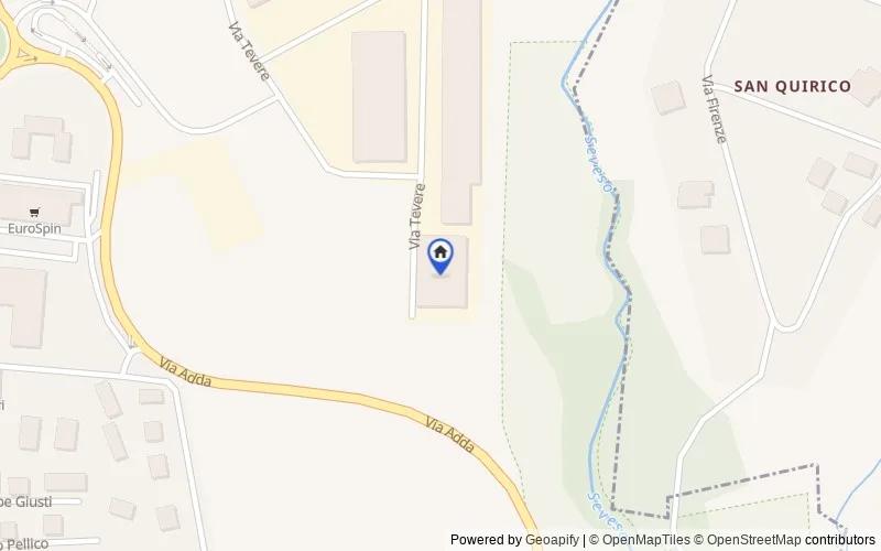 Mappa della zona: Via Tevere, 45, 22073 Fino Mornasco CO, Italia, Fino Mornasco, Como