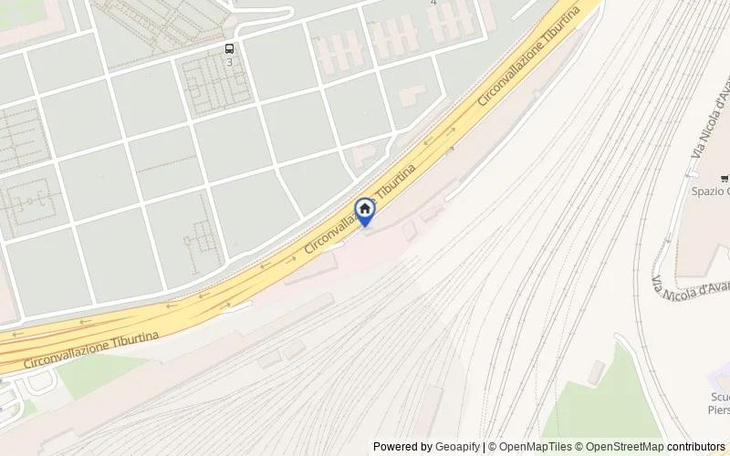 Mappa della zona: Circonvallazione Tiburtina, 130, 00159 Roma RM, Italia, Roma, Roma