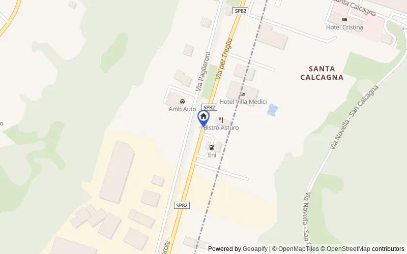 Mappa della zona: Contrada Santa Calcagna, Santa Calcagna CH, Italia, Rocca San Giovanni, Chieti