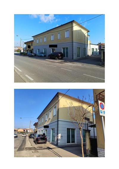 Trattasi di porzioni di fabbricati in corso di costruzione posti al piano primo e secondo di edificio, catastalmente identificate dal mapp. 208 
