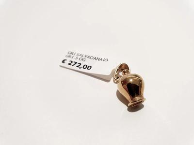 (Lotto n.1811) un ciondolo in oro giallo 18 kt a forma di salvadanaio gr. 1,40