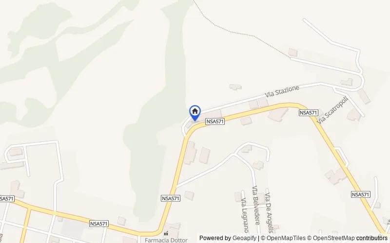 Map of the area: Corso Umberto I, 9, 89027, Sant'Eufemia d'Aspromonte, Reggio di Calabria