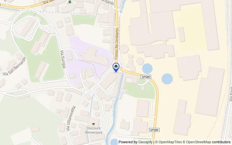 区域地图：Corso Re Umberto, 212, 12039 Verzuolo CN, Italia, Verzuolo, Cuneo