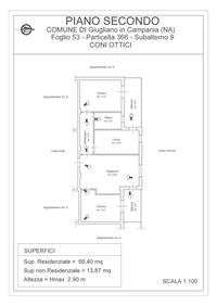 APPARTAMENTO P. 2, COMPOSTO DA SOGGIORNO, CUCINA,...