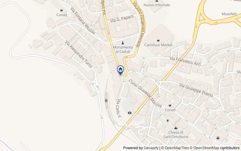 Mapa de la zona: Taverna, Taverna, Catanzaro