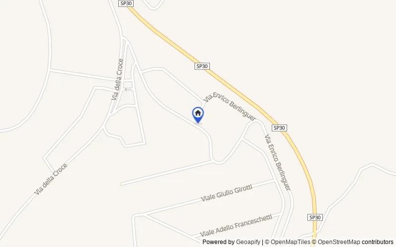 Carte du secteur : Via Enrico Berlinguer, 7  63812 Montegranaro FM, Italia, 63812, Montegranaro, Fermo
