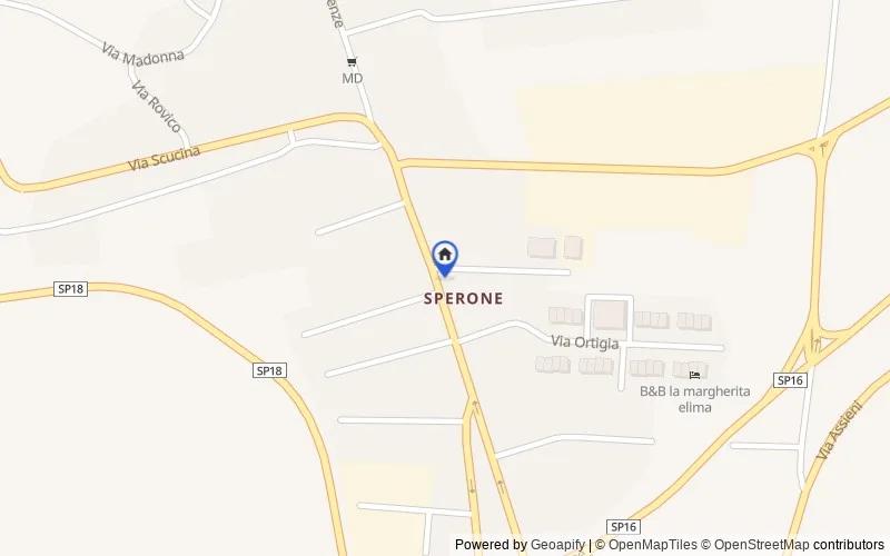 Carte du secteur : Via Scucina, 159, 91015 Custonaci TP, Italia, Custonaci, Trapani