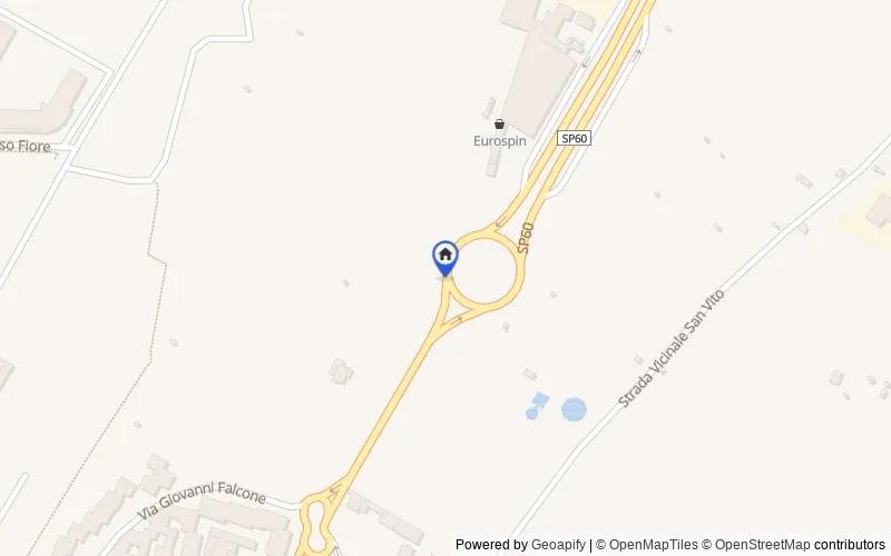 Map of the area: contrada Fondo Masino sp 60, 70019, Triggiano, Bari