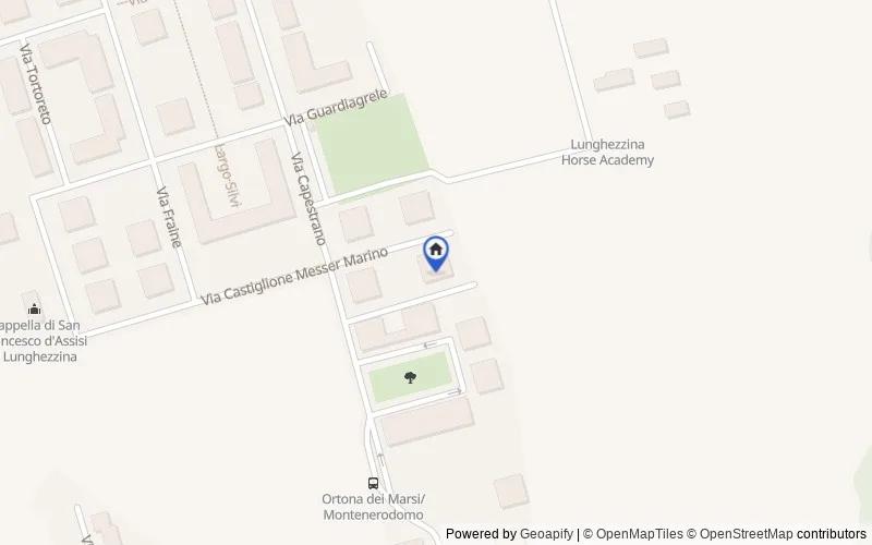 Map of the area: Via Castiglione Messer Marino, 13, 00132 Roma RM, Italia, 00132, Roma, Roma
