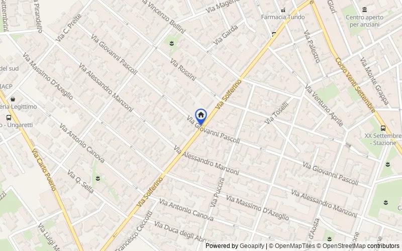 Mappa della zona: Via Giovanni Pascoli 79, 73042 Casarano LE, Italia, 73042, Casarano, Lecce