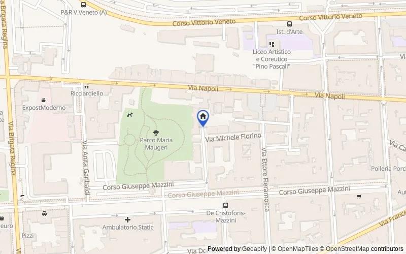 Mappa della zona: Via Michele Fiorino, 15, 70123 Bari BA, Italia, Bari, Bari