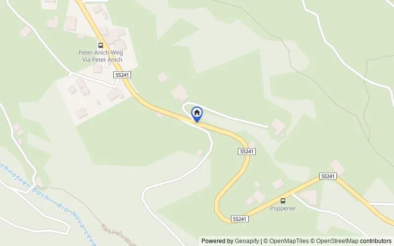 Mappa della zona: Via Carezza, 127, 39056 Nova Levante BZ, Italia, Nova Levante, Bolzano/Bozen