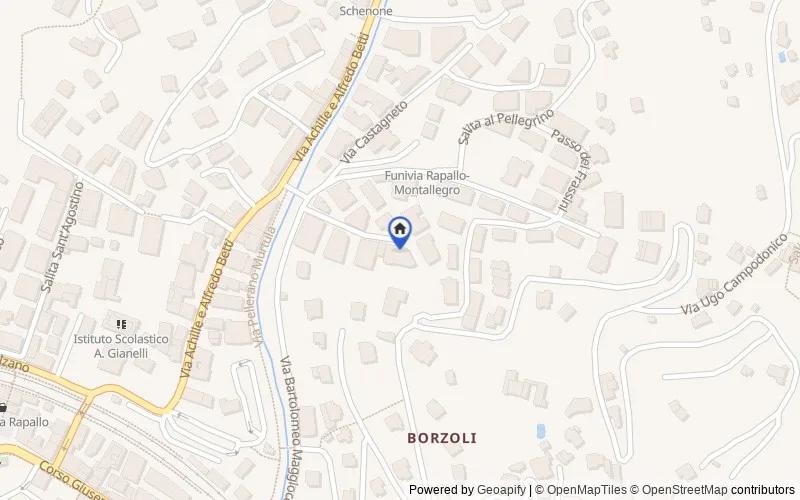 Mappa della zona: Via Privata Paolo Tubino, 32, 16035 Rapallo GE, Italia, 16035, Rapallo, Genova