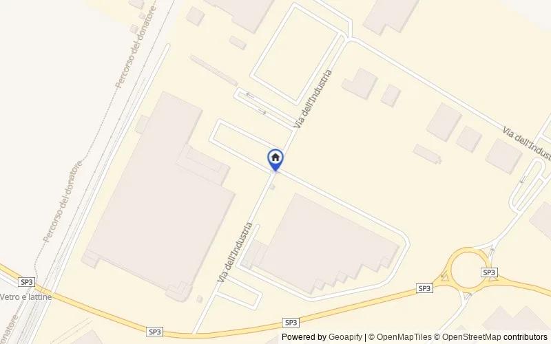 Mappa della zona: Via dell'Industria, n.6, 37060, Mozzecane, Verona