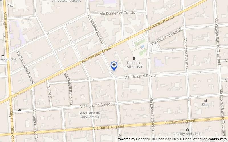 Mapa de la zona: Via Saverio Costantino, 34, Bari, Bari