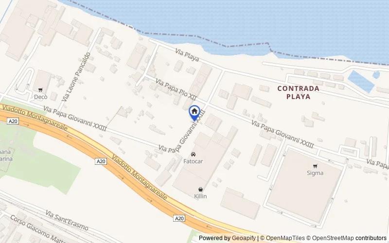 Mappa della zona: Via Papa Giovanni XXIII, 98066 Patti ME, Italia, 98061, Patti, Messina
