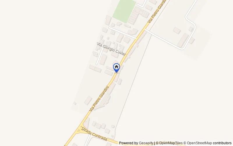 Mapa de la zona: Via Pietro Giardini, Modena MO, Italia, Modena, Modena
