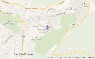 Mappa della zona: Via Guido Baccelli, 62, 00030 San Vito Romano RM, Italia, San Vito Romano, Roma
