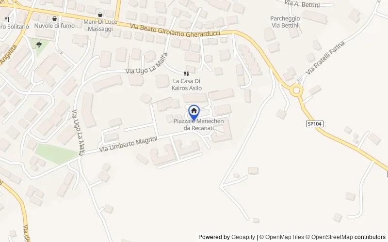 Map of the area: P.le Menechen da Recanati, 62019 Recanati MC, Italia, 62019, Recanati, Macerata