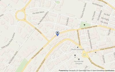 Mappa della zona: Via Giuseppe Verdi, 49, 71019, Vieste, Foggia