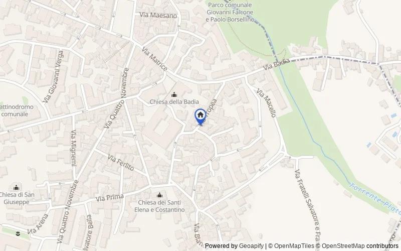 Karte der Umgebung: Via Tropea, 27, 95022 Aci Catena CT, Italia, Aci Catena, Catania
