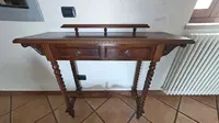 Lotto 9) Consolle/Tavolo da Ingresso con Gambe a Torciglione
