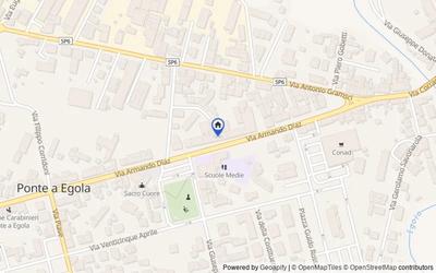 Mappa della zona: Via A. Diaz, 74 - Località Ponte a Egola, 56028 San Miniato PI, Italia, San Miniato, Pisa