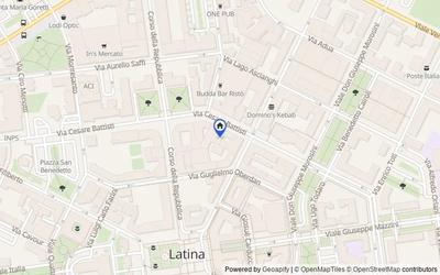 Mappa della zona: Via Cesare Battisti, 19, 04100 Latina LT, Italia, Latina, Latina