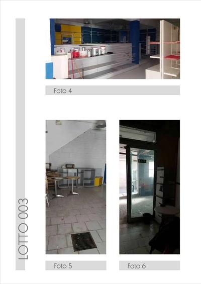 Proprietà superficiaria per la quota di 1000/1000. Piano seminterrato accessibile tramite una rampa carrabile che conduce allo spazio antistante la porta di ingresso del magazzino. L’interno è costituito da un unico locale indiviso che si sviluppa su tre diversi ambienti. Superficie complessiva mq 157,40 è posto al piano seminterrato ed ha una altezza di circa m 3,70. Stato di manutenzione sufficiente. 
