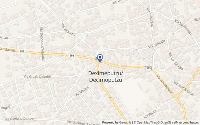 Mappa della zona: 09010 Decimoputzu SU, Italia, 09010, Decimoputzu, Sud Sardegna