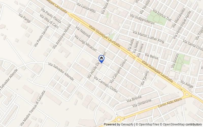 Mappa della zona: Viale Lauricella, 92029, Ravanusa, Agrigento