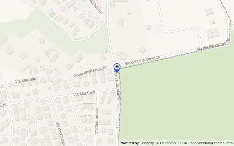 Mappa della zona: Via Cupa dei Marmi,  57 , 00042, Anzio, Roma