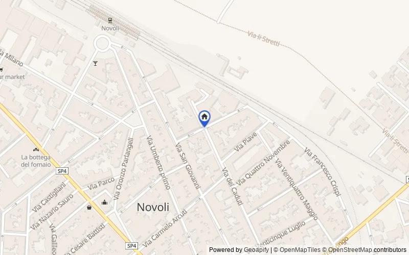 Mappa della zona: Via Plava, 18, 73051 Novoli LE, Italia, 73051, Novoli, Lecce