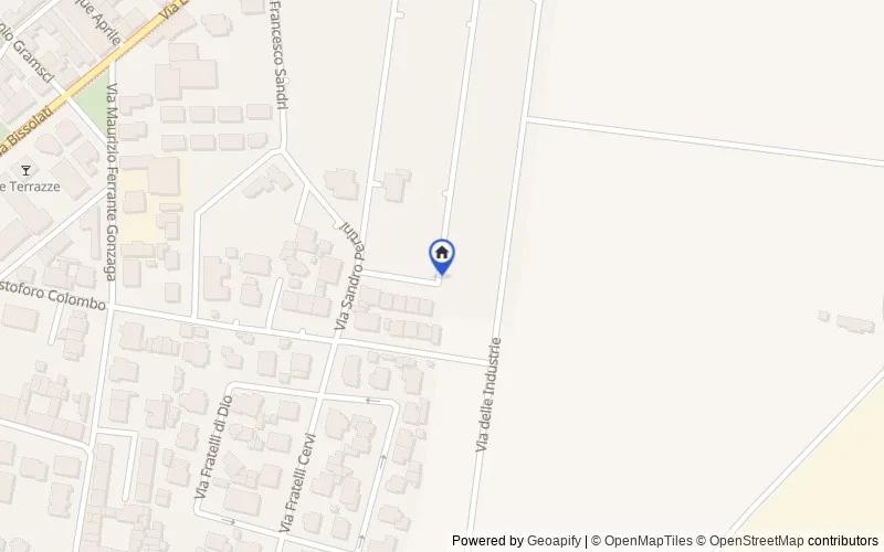 Mapa de la zona: Via Cozzoli, 26039 Vescovato CR, Italia, 26039, Vescovato, Cremona