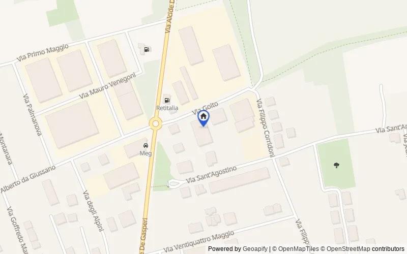 Carte du secteur : Via Goito, 9/11, 21057 Olgiate Olona VA, Italia, Olgiate Olona, Varese