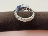 RIF 16: ANELLO IN ORO BIANCO 18 KT TIPO FEDINA ETERNITY...