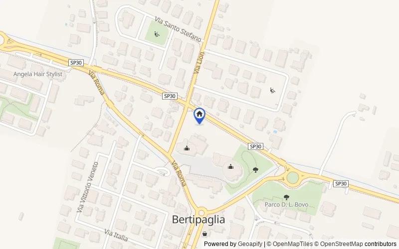 Mapa de la zona: Frazione Bertipaglia, 35020, Maserà di Padova, Padova