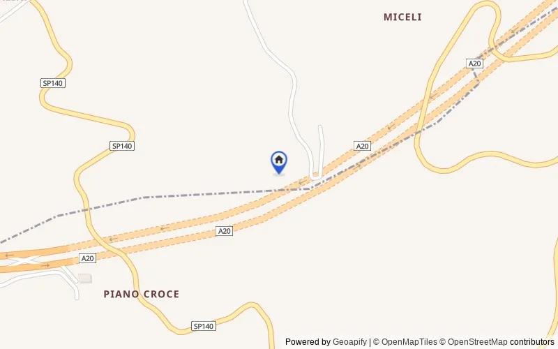 Mappa della zona: Contrada Perrizzi, 98060, Sant'Angelo di Brolo, Messina