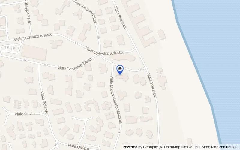 Mappa della zona: Viale T. Tasso, 10, 48122 Lido Adriano RA, Italia, 48122, Ravenna, Ravenna