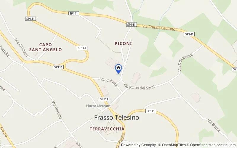 Mappa della zona: Via Piconi, 4, 82030, Frasso Telesino, Benevento