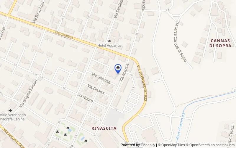 Mappa della zona: Via Marche, 24, 09013 Carbonia SU, Italia, 09013, Carbonia, Sud Sardegna