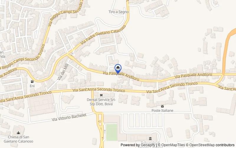 Mappa della zona: Via Pasquale Andiloro, 89128, Reggio di Calabria, Reggio di Calabria