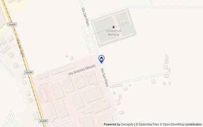 Mappa della zona: Via Antonio Meucci, 56031 Bientina PI, Italia, Bientina, Pisa