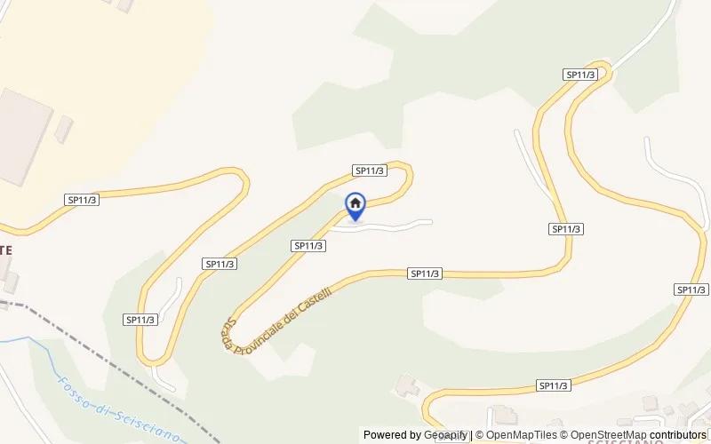 Mappa della zona: Via Scisciano Sud, 23, 60030 Maiolati Spontini AN, Italia, Maiolati Spontini, Ancona