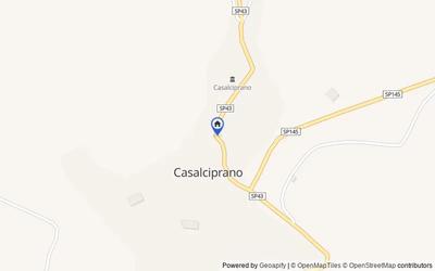 Mappa della zona: Località Foresta, 86010, Casalciprano, Campobasso
