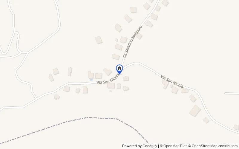 Mappa della zona: Via Pantusella, 87040, Marano Principato, Cosenza
