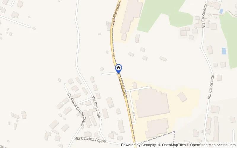 Mappa della zona: Via Milanese, 22030 Alserio CO, Italia, 22030, Alserio, Como